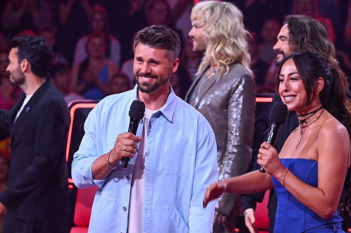 Die "The Voice of Germany" 2023-Moderator:innen Thore und Melissa