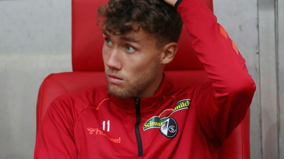 Luca Waldschmidt musste gegen Leipzig vorzeitig raus