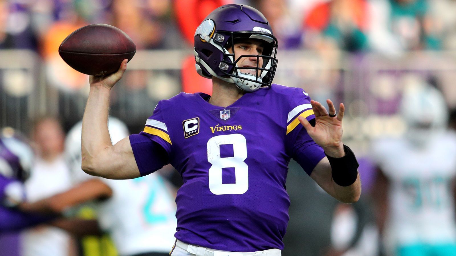 
                <strong>Platz 10 (geteilt) - Minnesota Vikings</strong><br>
                2020: 51,6 Prozent (131 Siege, 123 Niederlagen, 2 Unentschieden)2019: 51,2 Prozent 
              