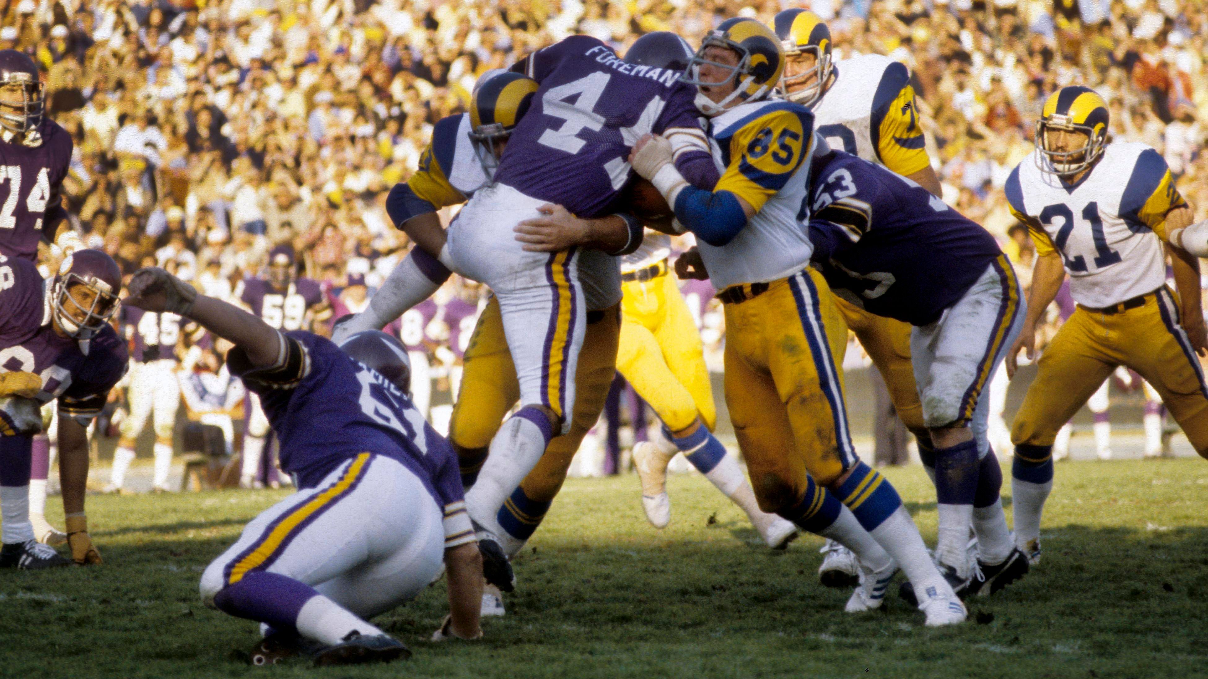 <strong>Platz 4 (geteilt): Minnesota Vikings</strong><br>- sechs Titel in Folge (1973 - 1978)