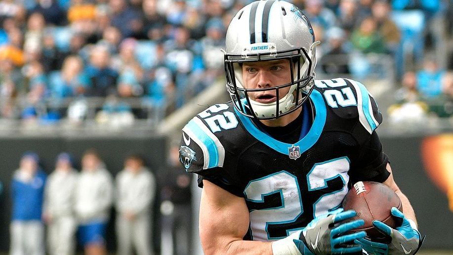 <strong>Carolina Panthers (2017)</strong><br>Spieler: Christian McCaffrey (RB)<br>Jahr des Drafts: 2017<br>Jahr des ersten Awards: 2023 (für SF 49ers)<br>Award: Offensive Player of the Year