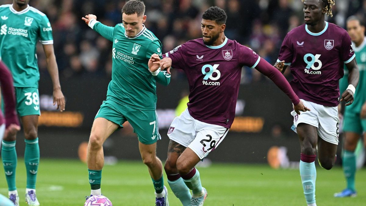 Auch in Burnley blieb Wirtz blass