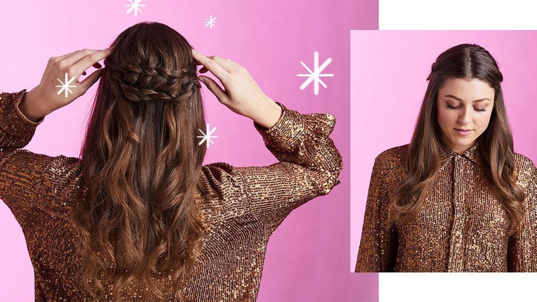 Half up, klassische Hochsteckfrisur, Locken oder glatte, sowie kurze und lange Haare – lasst euch inspirieren von unseren schönsten Hairstyles zur festlichen Weihnachtszeit!