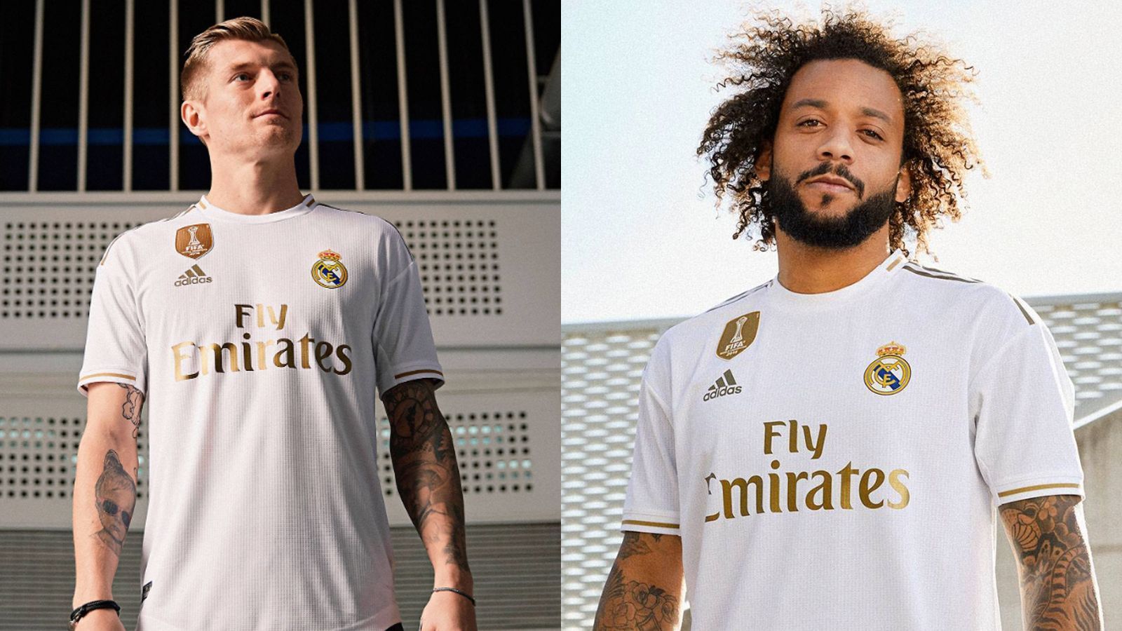 
                <strong>Real Madrid</strong><br>
                Ebenso hat Real Madrid bereits das neue Trikot für die Heimspiele der kommenden Saison vorgestellt. Dabei steht die Farbe weiß natürlich im Vordergrund . Eine Veränderung zum Vorjahr sind die goldenen Streifen und Schriftzüge an Brust und Ärmel. Die neue Heimspiel-Uniform erinnert an alte Zeiten aus der Saison 2011/12, als immerhin die Liga gewonnen werden konnte. Nach der vergangenen Saison ohne einen einzigen Titel, wollen die Königlichen wieder zurück in die Erfolgsspur finden. Das neue Trikot soll somit zumindest an etwas bessere Spielzeiten erinnern.
              