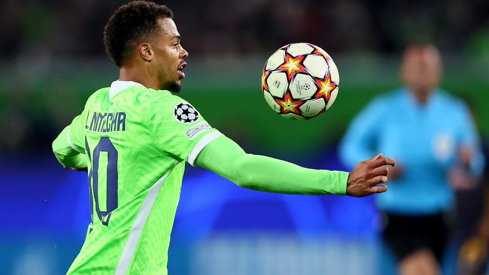 
                <strong>Platz 4 (geteilt): Lukas Nmecha (VfL Wolfsburg)</strong><br>
                &#x2022; Tore: 4<br>&#x2022; Tore des Vereins: 12<br>&#x2022; <strong>Tor-Quote: 33,3 Prozent</strong><br>
              