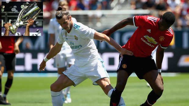 
                <strong>UEFA Superpokal: Real Madrid vs. Manchester United</strong><br>
                Zusätzlich zu den nationalen Supercup-Wettbewerben veranstaltet der europäische Fußballverband seit einigen Jahren den internationalen UEFA Supercup: Hier trifft der Champions-League-Sieger auf den Europa-League-Sieger. Sprich: Real Madrid begegnet Manchester United. Obwohl der Titel kaum eine Bedeutung erfährt, erhält die Siegermannschaft drei Millionen Euro. Um den europäischen Superpokal wird am 8. August gespielt.
              