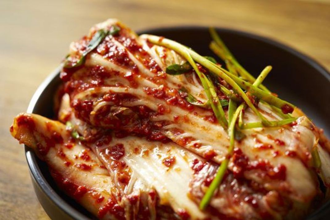 Das asiatische Sauerkraut: Kimchi isst man in Korea zu jeder Mahlzeit - auch zum Frühstück.