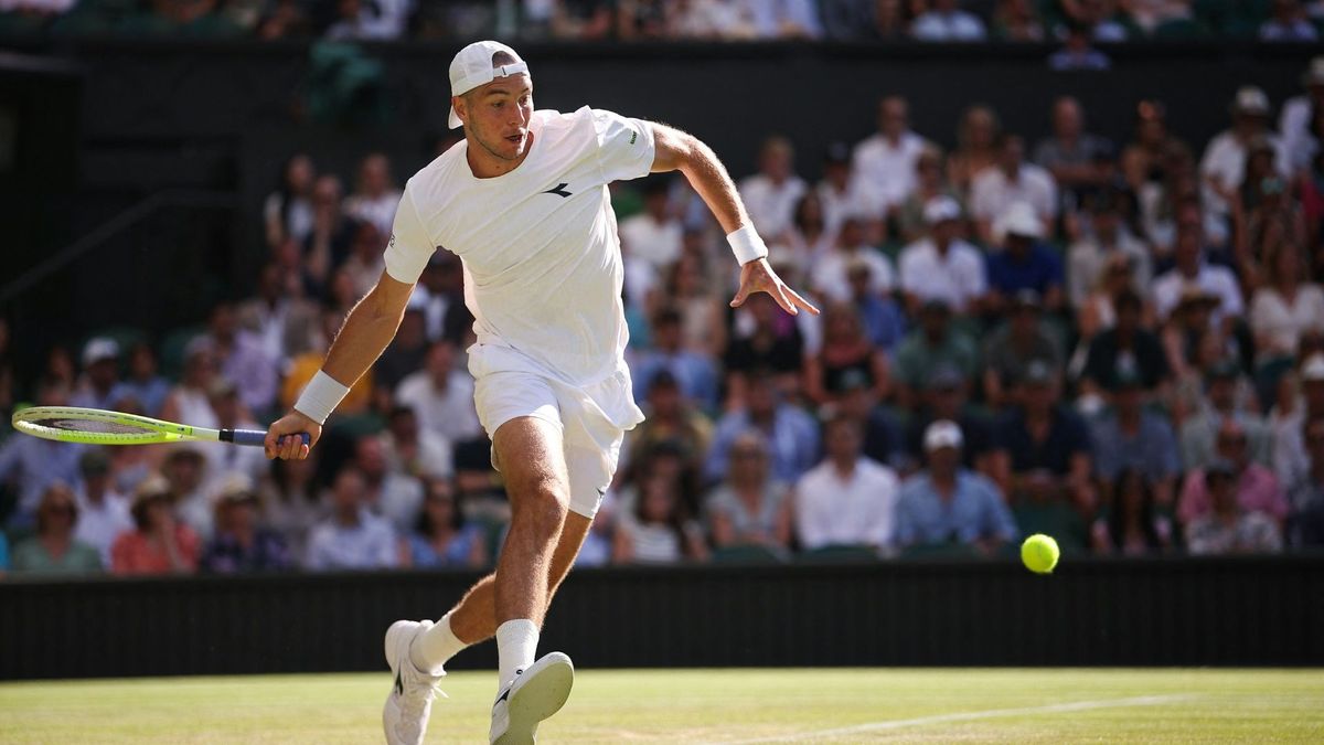 Jan-Lennard Struff auf dem Centre Court