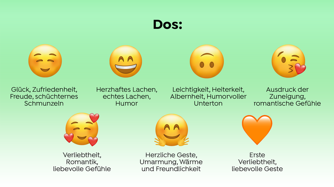 Diese Emojis kannst du super fürs Flirten auf WhatsApp verwenden