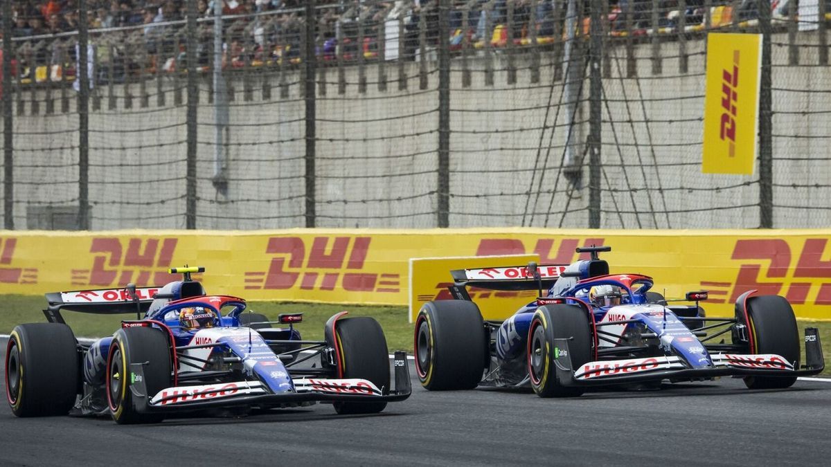 Daniel Ricciardo konnte Teamkollege Yuki Tsunoda in China erstmals abhängen