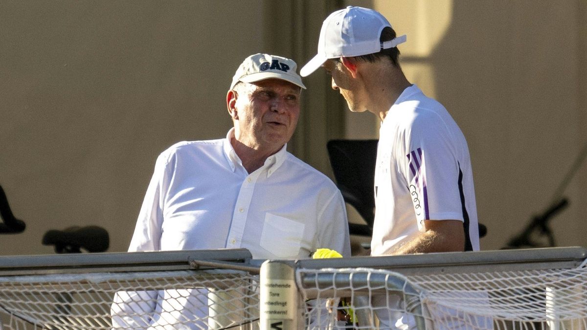 Uli Hoeneß sprach im Trainingslager am Tegernsee