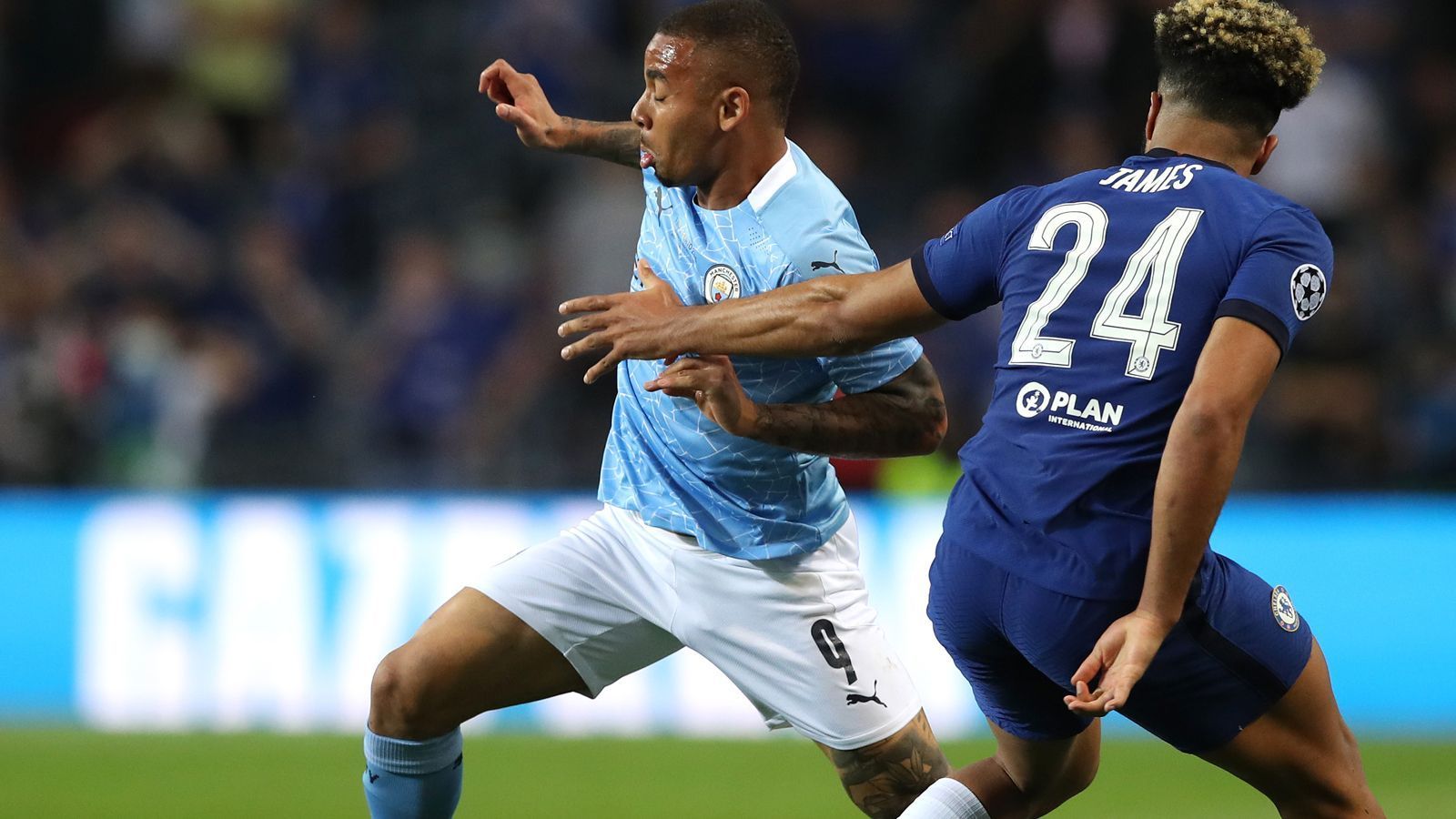 
                <strong>Gabriel Jesus</strong><br>
                Kommt in der 60. Minute für den angeschlagenen Kevin De Bruyne. Torgefahr kann aber auch er kaum ins Spiel bringen. ran-Note: 4
              