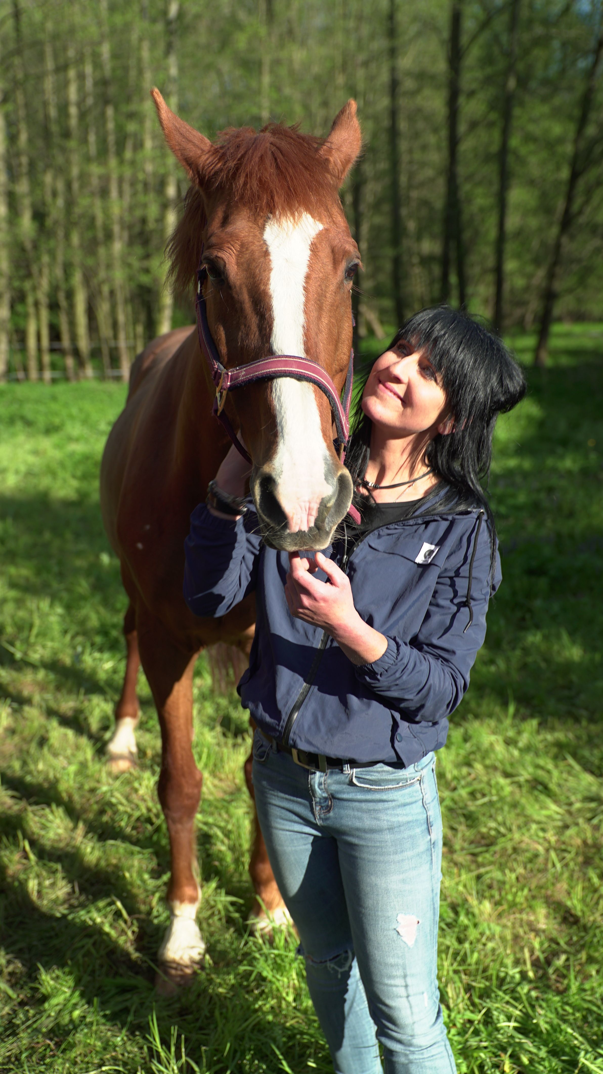 "Trucker Babe" Jessy und ihre zweite Leidenschaft - die Pferde.