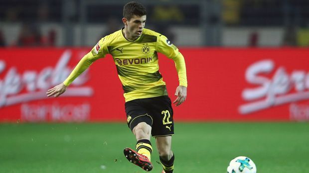 
                <strong>Platz 9 - Christian Pulisic</strong><br>
                Wert: 75,2 Millionen EuroAlter: 19 JahreVerein: Borussia DortmundPosition: Rechtsaußen
              