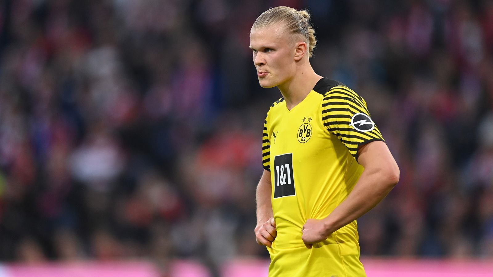 <b>Geteilter 7. Platz: Erling Haaland<br></b>Ablösesumme: 75 Millionen Euro -&nbsp;Wechsel von Borussia Dortmund zu Manchester City (Zeitpunkt des Wechsels: Juli 2022)
