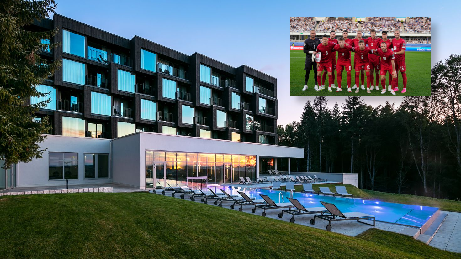 <strong>Dänemark - Gruppe C</strong><br>Quartier: Freudenstadt (Baden-Württemberg) - Hotel Fritz Lauterbad<br>Suite: 250 Euro/Executive-Zimmer: 170 Euro/Standardzimmer: 115 Euro