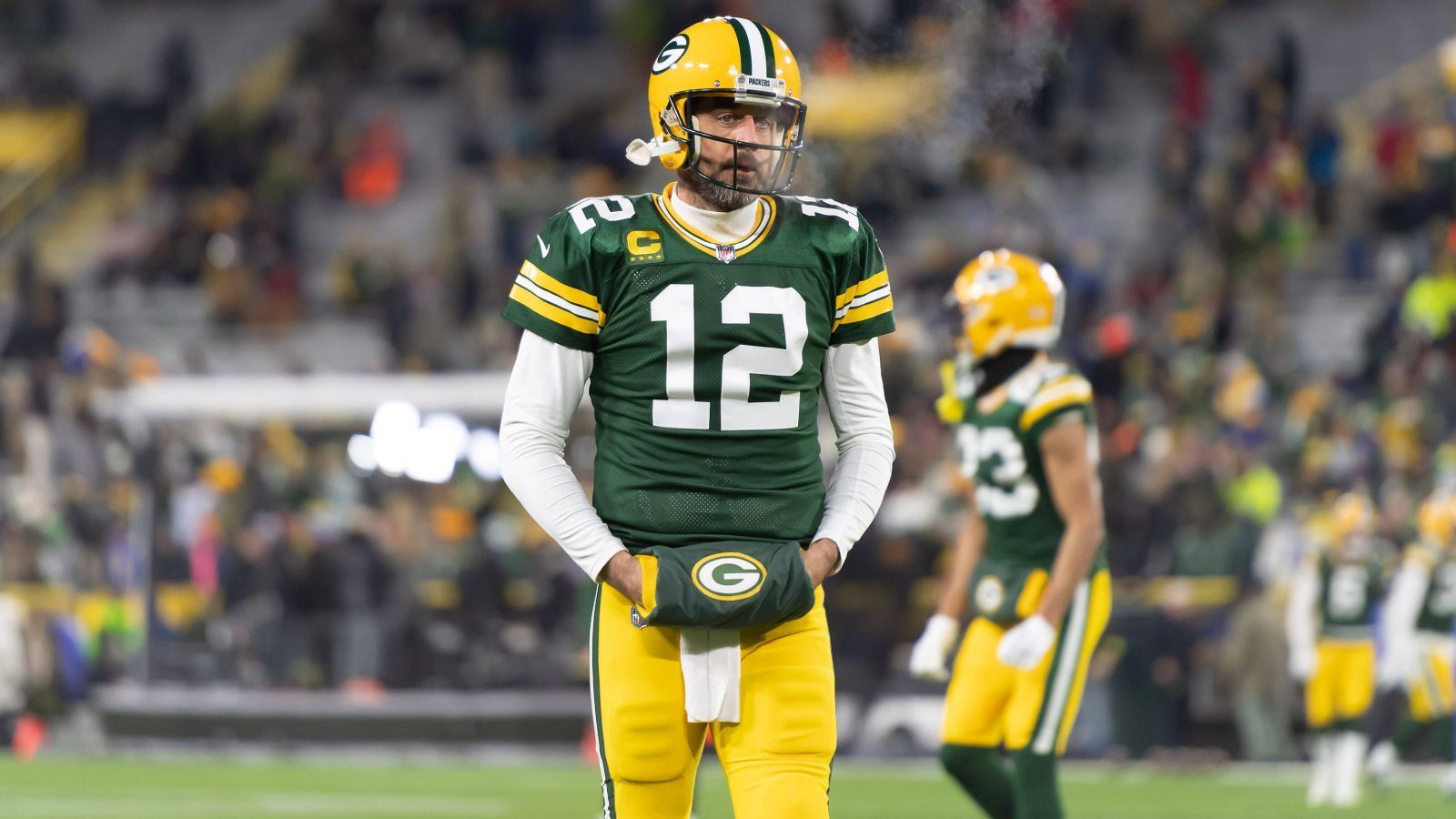 
                <strong>Platz 22: Aaron Rodgers</strong><br>
                &#x2022; Team: Green Bay Packers<br>&#x2022; Position: Quarterback<br>&#x2022; Platzierung im Vorjahr: 9<br>
              