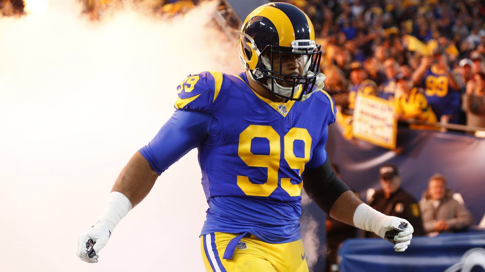 
                <strong>Platz 6: Aaron Donald (Los Angeles Rams)</strong><br>
                Garantiesumme: 86.892.000Position: Defensive Tackle
              