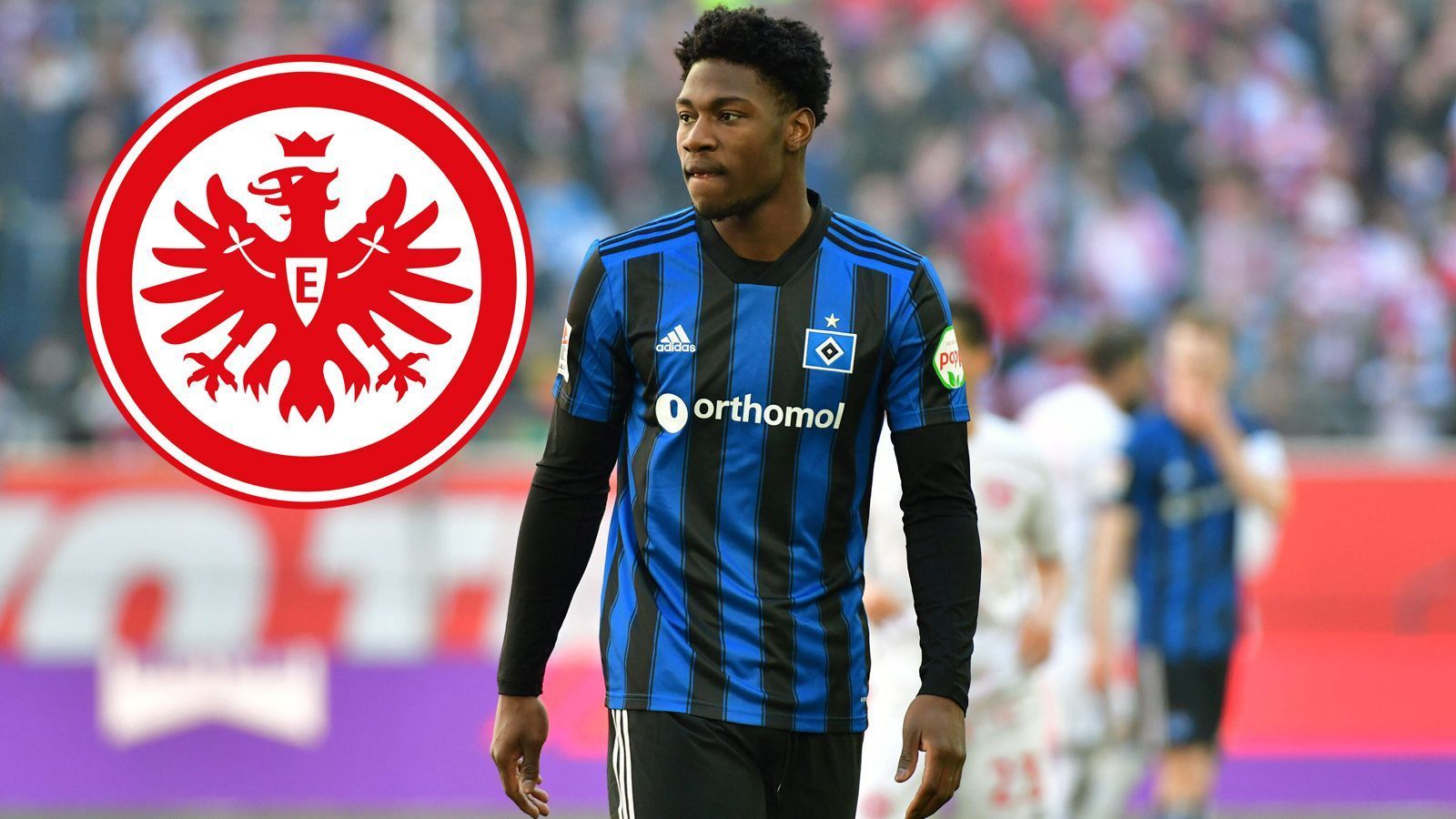 
                <strong>Faride Alidou (Eintracht Frankfurt)</strong><br>
                Bundesligist Eintracht Frankfurt hat die Verpflichtung von Offensivspieler Faride Alidou für den Sommer 2022 bestätigt. Der bisherige HSV-Profi unterschrieb bei den Hessen einen Vertrag bis 2026 und kommt Anfang Juli ablösefrei an den Main. "Wir sind sehr glücklich, dass sich mit Faride Alidou ein aufstrebender deutscher Juniorennationalspieler bewusst dafür entschieden hat, seine nächsten Schritte im Profifußball mit Eintracht Frankfurt zu gehen", sagte Eintrachts Sportvorstand Markus Krösche über die Verpflichtung des 20-Jährigen.
              