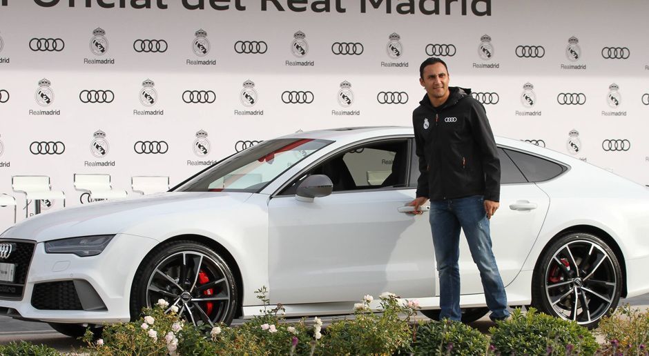 
                <strong>Real Madrid & Audi</strong><br>
                Keylor Navas (Torwart)Auto: Audi RS7
              