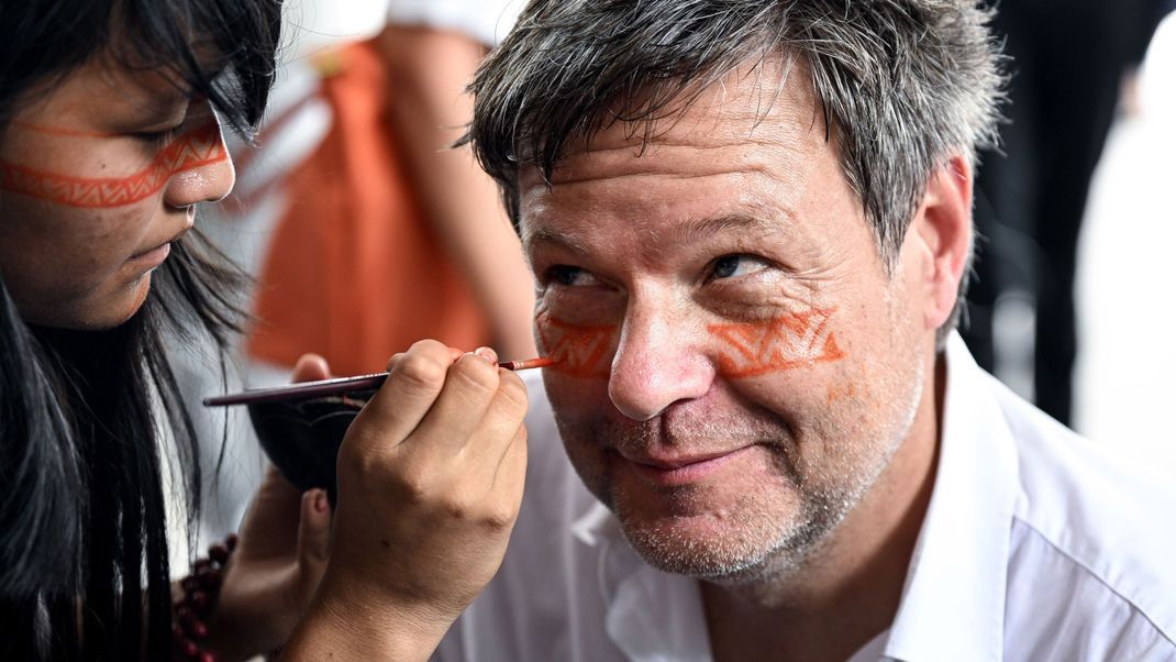 Bundeswirtschaftsminister Robert Habeck bei einem Besuch in Brasilien