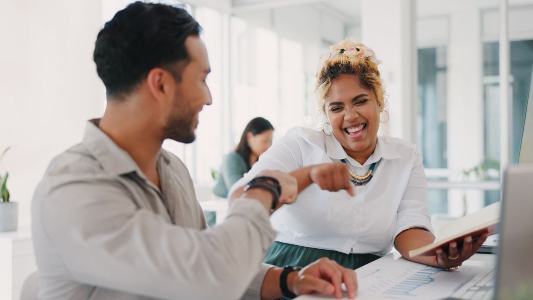 Einfach mal Quatsch machen, ist ebenso wichtig am Arbeitsplatz wie die Arbeit selbst, oder?