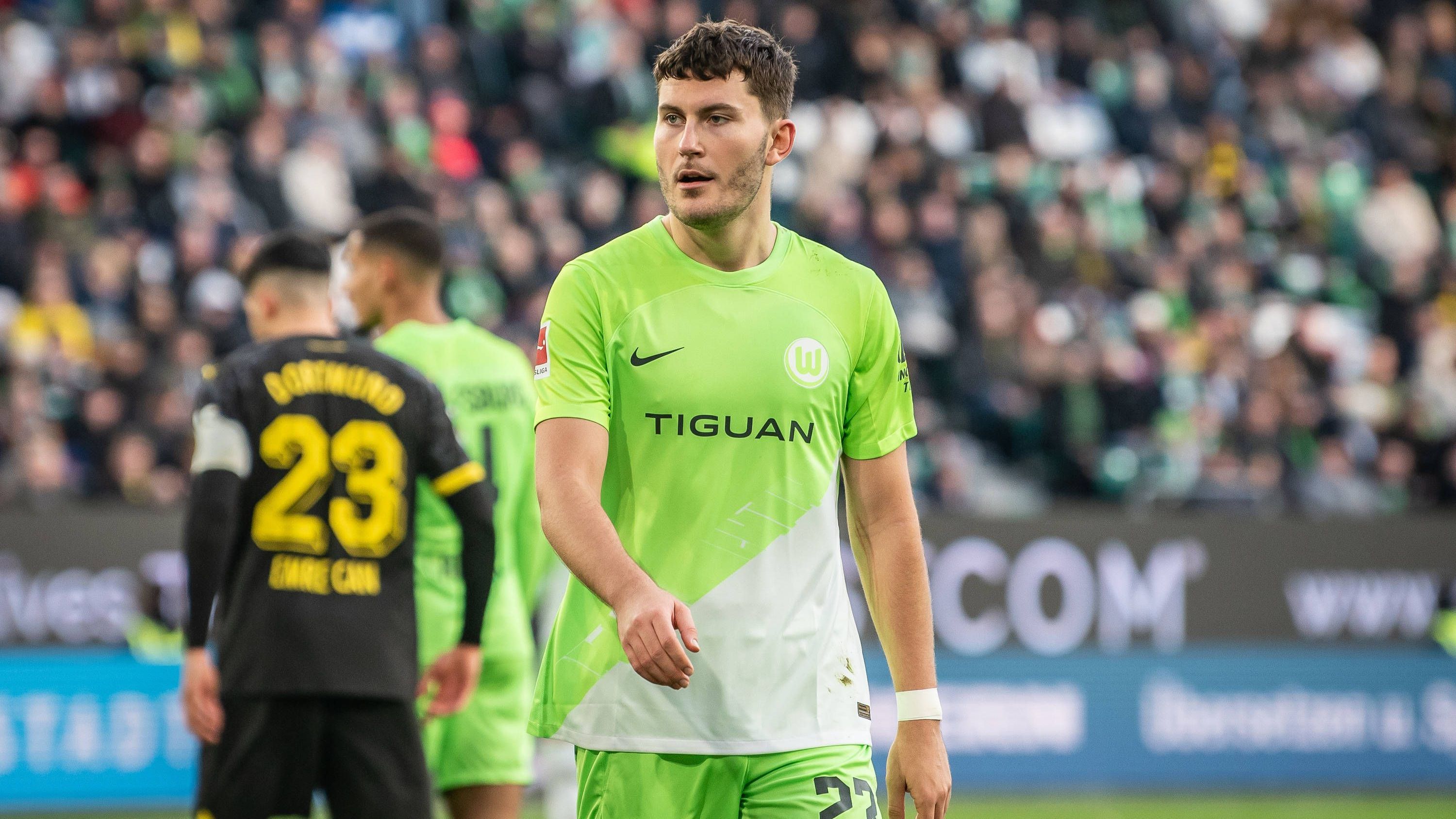 <strong>Platz 15 (geteilt): Jonas Wind</strong><br>Verein: VfL Wolfsburg<br>Marktwertentwicklung: -5 Millionen Euro (-20%)<br>Aktueller Marktwert: 20 Millionen Euro