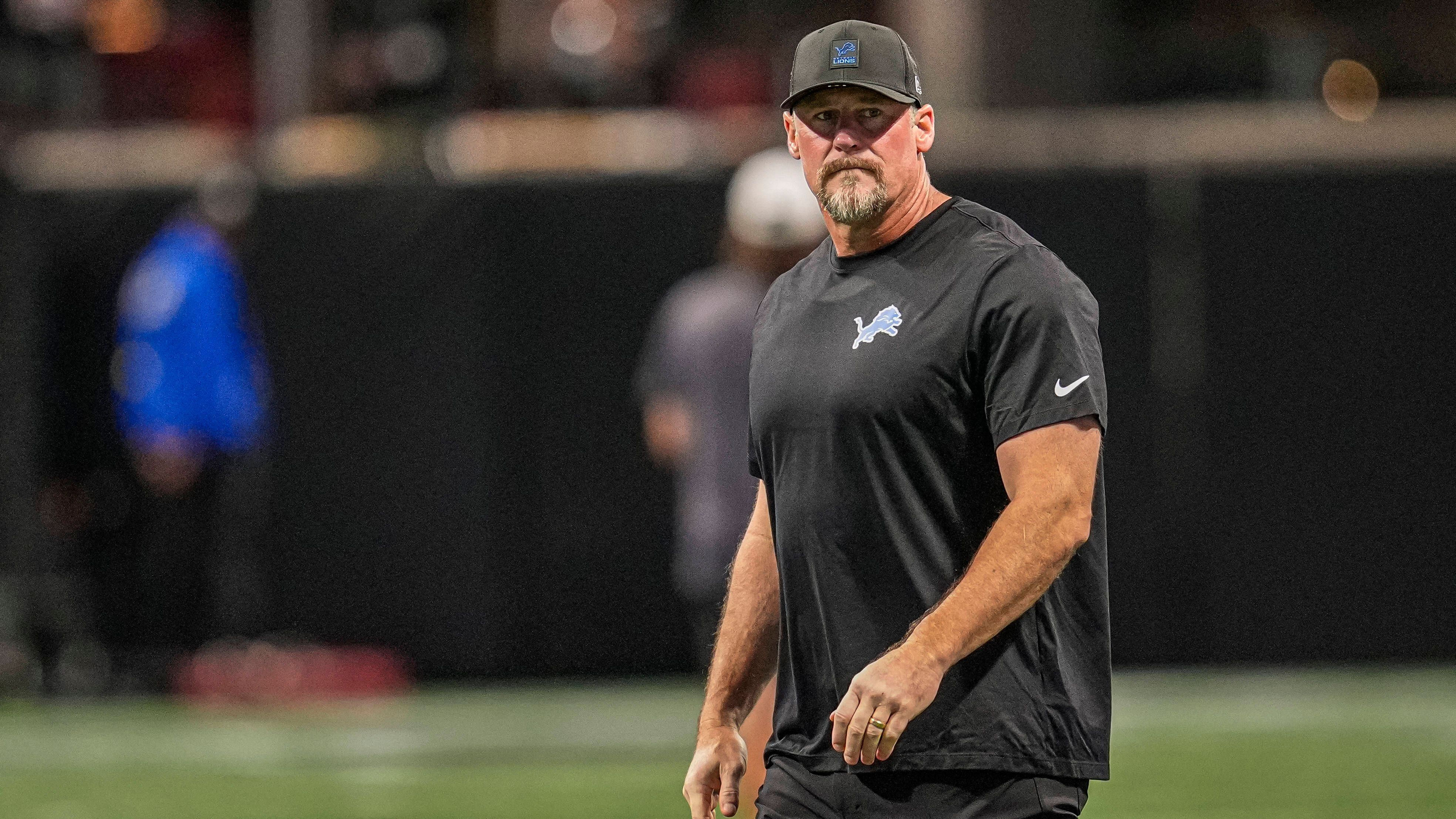 <strong>Platz 21 (geteilt): Dan Campbell (Detroit Lions)</strong><br>Quote: +10.000 (bei einem Einsatz von 100 US-Dollar gewinnt man 10.000 US-Dollar)
