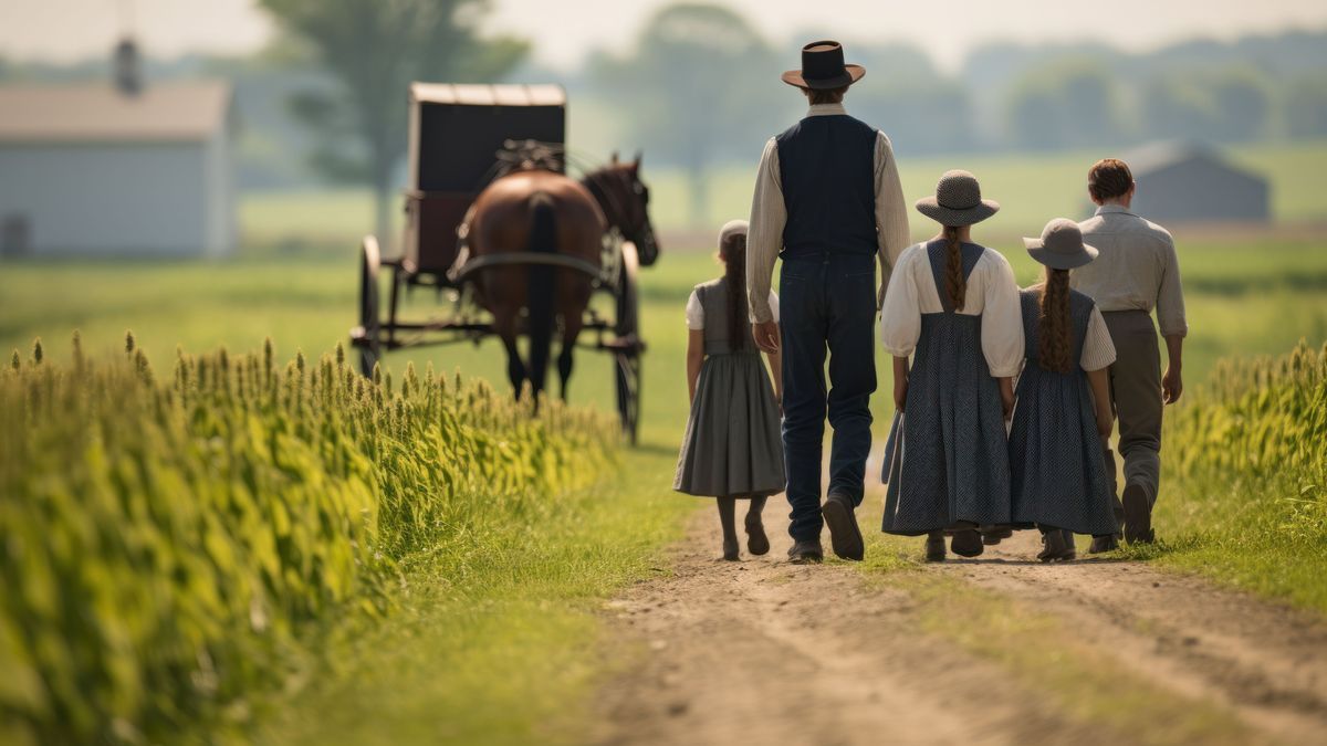 Amish Familie