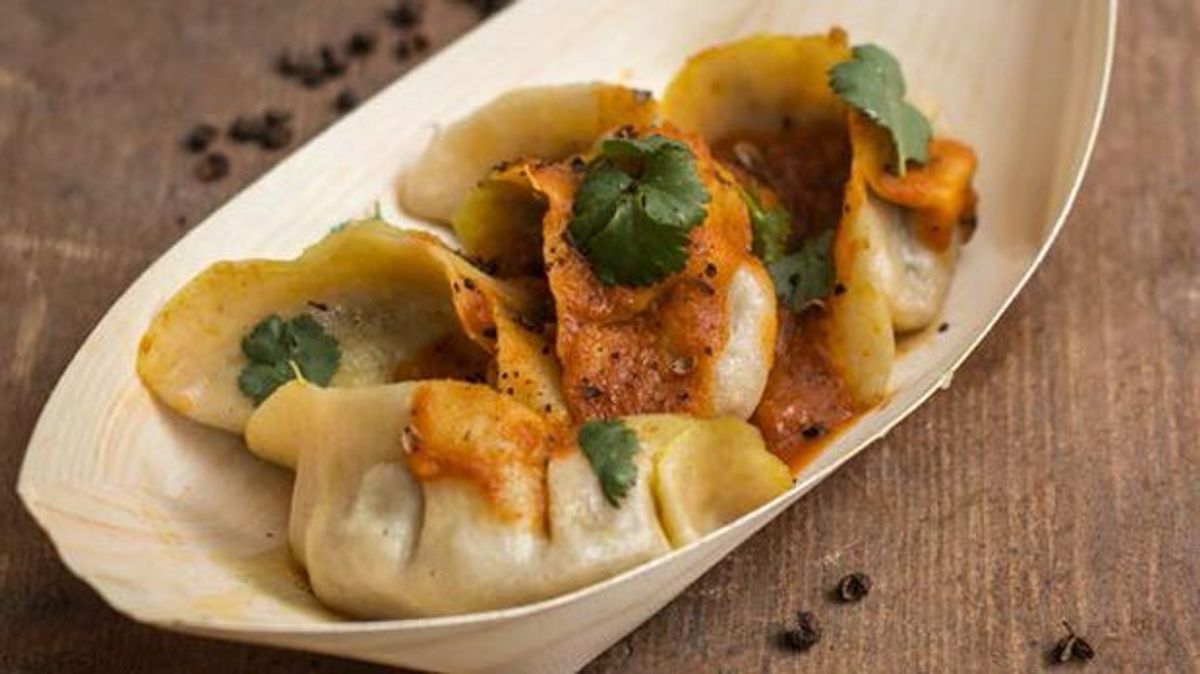 Momos gedämpfte Teigtaschen