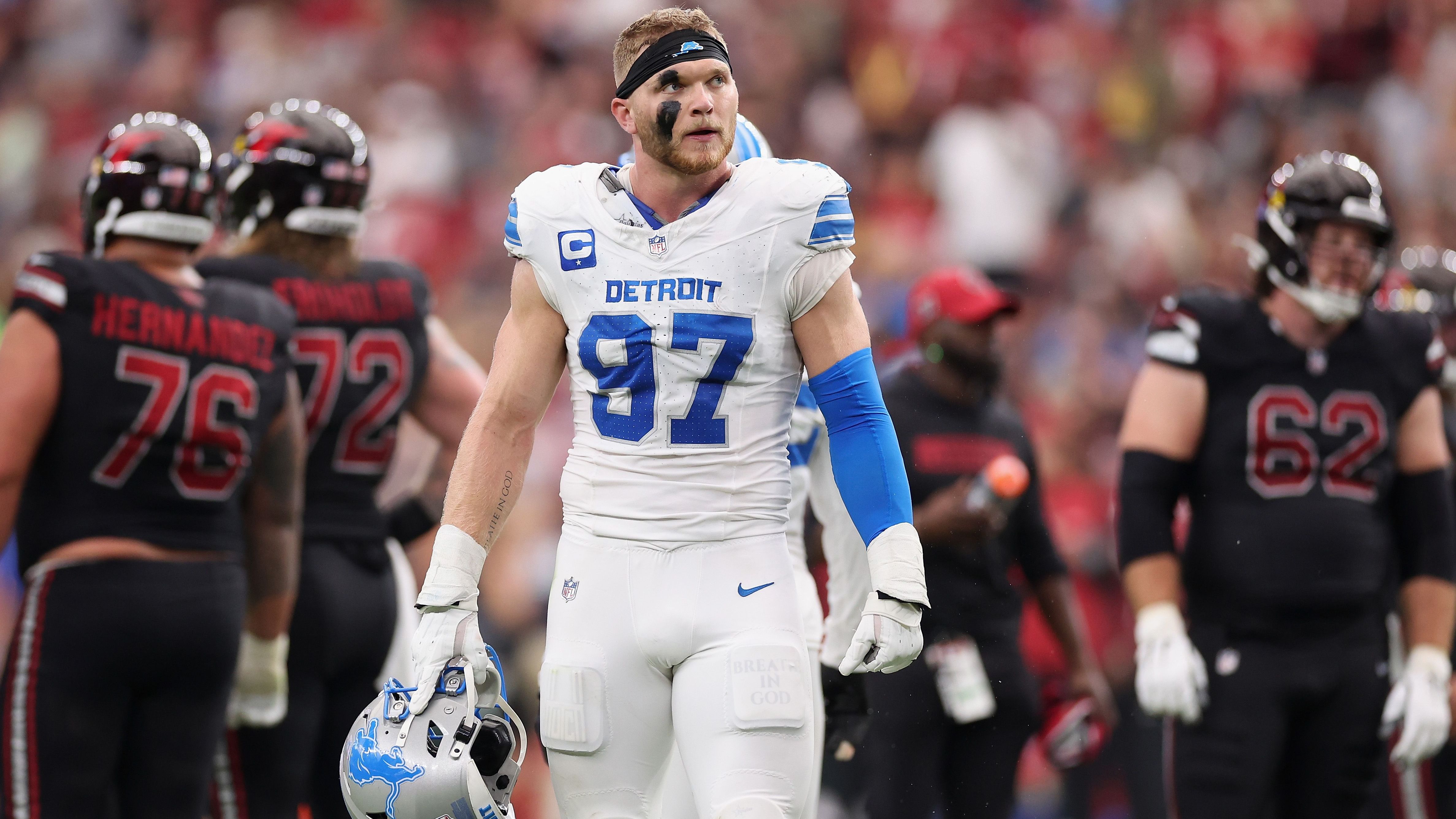 <strong>Platz 4 - Aidan Hutchinson</strong>&nbsp;<br>Team: Detroit Lions