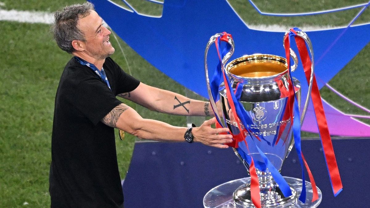 Luis Enrique gewann mit PSG die Champions League