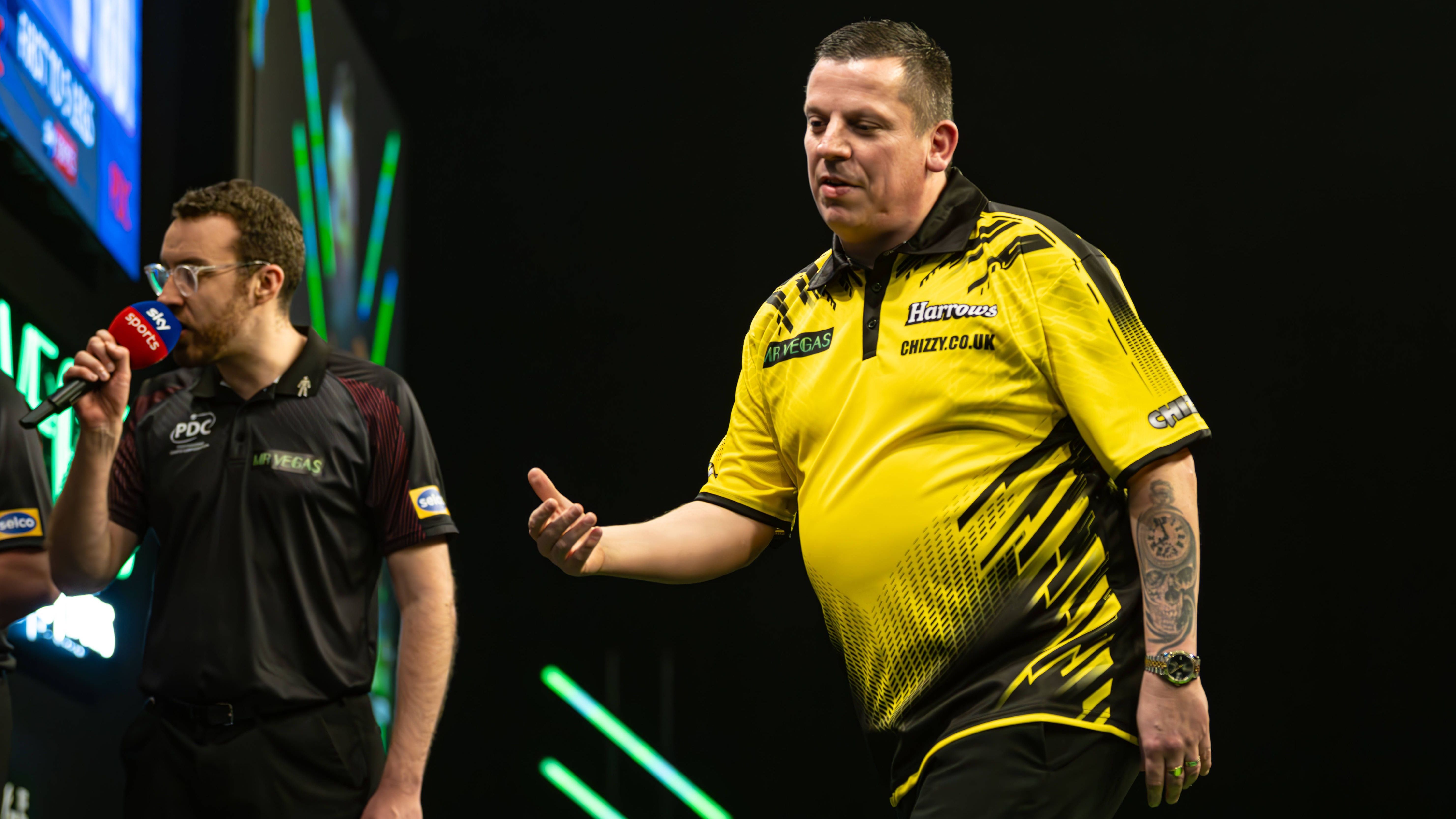 <strong>Dave Chisnall </strong><br>Bekommt er seine Doppel-Quote bei der WM in den Griff - über das Jahr betrachtet liegt er nur auf Platz 80 - ist etwas drin. Das Scoring war schließlich nur ganz selten sein Problem.