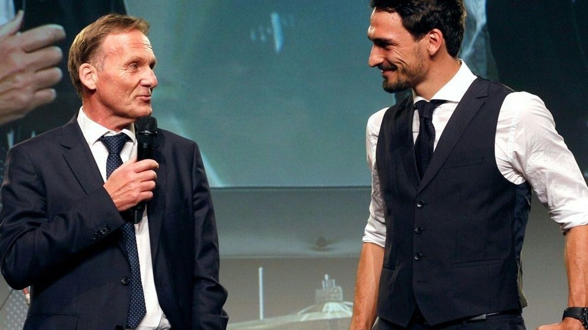 Watzke (l.) glaubt an Hummels-Rückkehr ins DFB-Team
