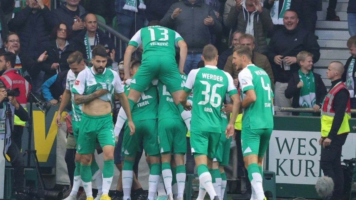 Werder Bremen  spielt gegen Gladbach wie entfesselt auf