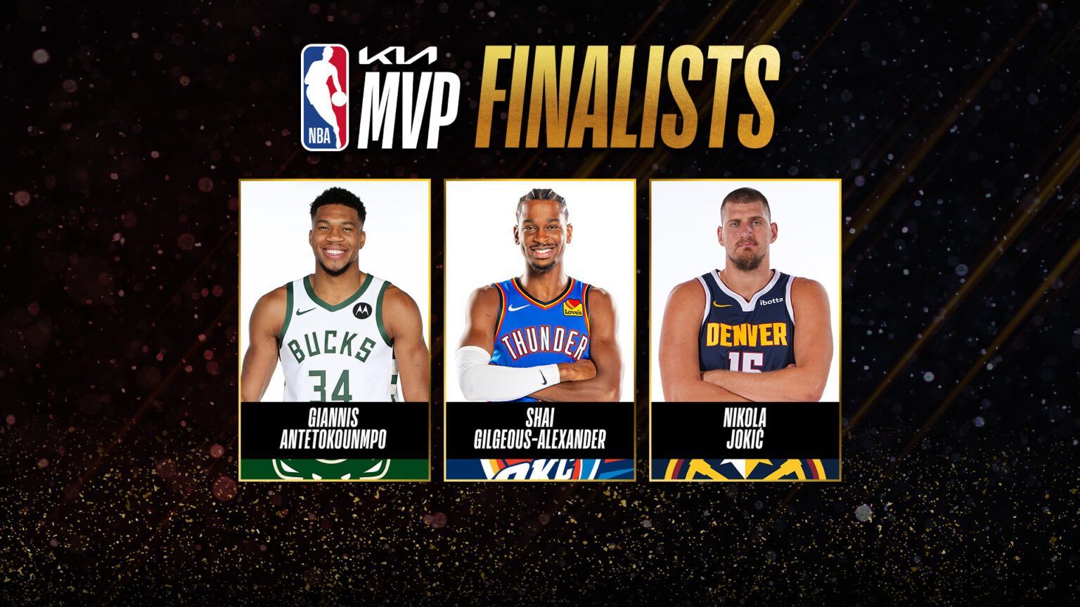 <strong>NBA Most Valuable Player</strong><br>Finalisten: <b>Giannis Antetokounmpo (Milwaukee Bucks), Shai Gilgeous-Alexander (Oklahoma City Thunder), Nikola Jokic (Denver Nuggets)</b>