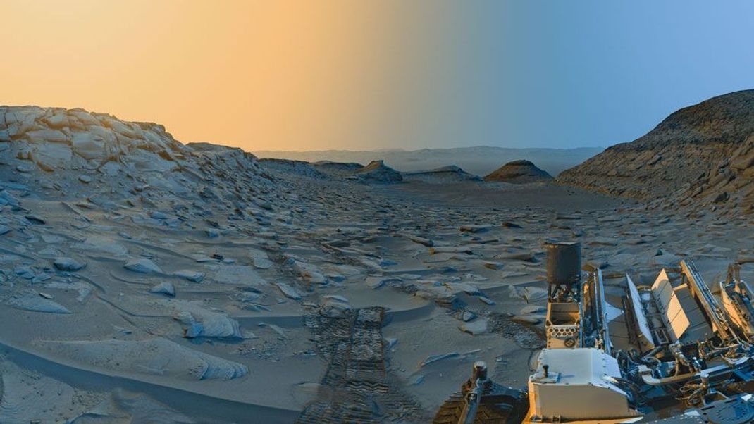 NASAs Curiosity schickt Postkartenmotive