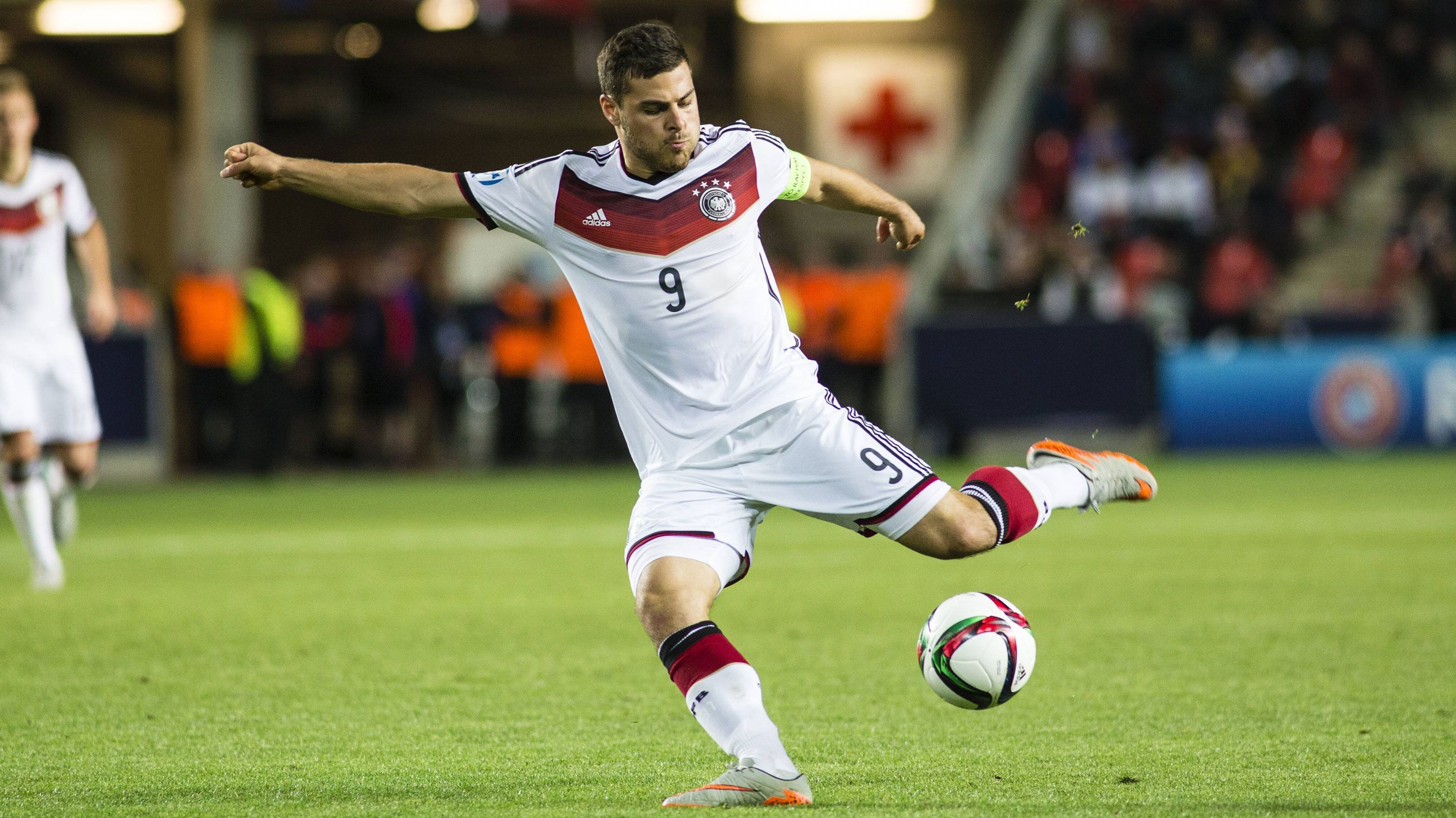 <strong>8. Platz (geteilt): Kevin Volland</strong><br> • Tore: 11<br>• Anzahl absolvierter Partien: 22<br>• Aktueller Verein: Union Berlin