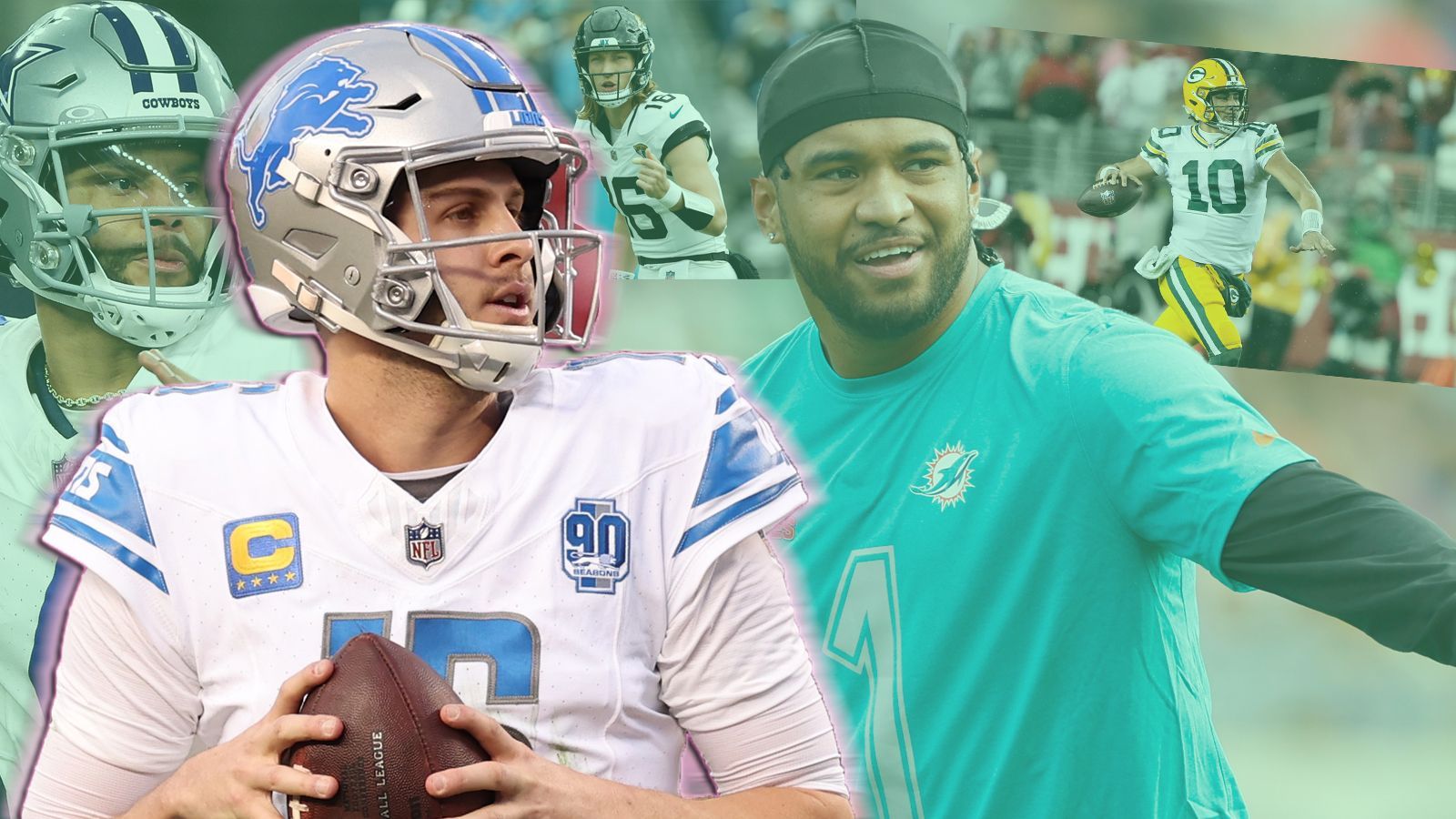 <strong>Nach Goff-Vertrag: Top-Quarterbacks hoffen auf Mega-Deal</strong><br>Franchise-Rekord bei den Detroit Lions. Noch nie hat ein Spieler solch eine Vertragsverlängerung bekommen wie Jared Goff. Der Quarterback erhält einen Deal über 212 Millionen US-Dollar. Damit ist er der zweitbeste Verdiener seiner Position nach Joe Burrow (Cincinnati Bengals). Welcher QB bekommt als nächstes sein Geld? <em><strong>ran</strong></em> zeigt mögliche Kandidaten.