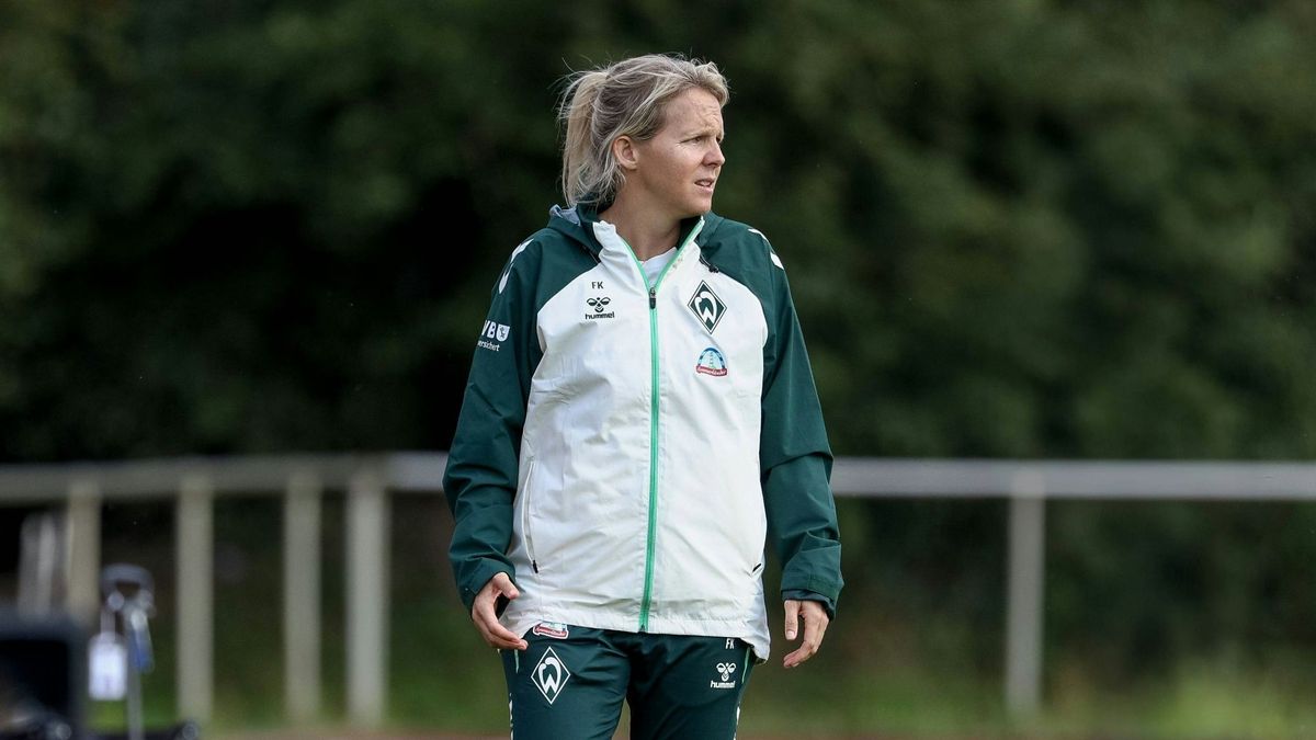Kromp beim Werder-Training