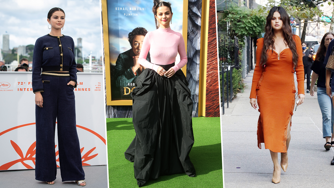 Vom Zweiteiler bis hin zum eleganten Kleid mit Cut-outs: Selena präsentiert uns immer wieder ihre liebsten Fashion-Pieces.