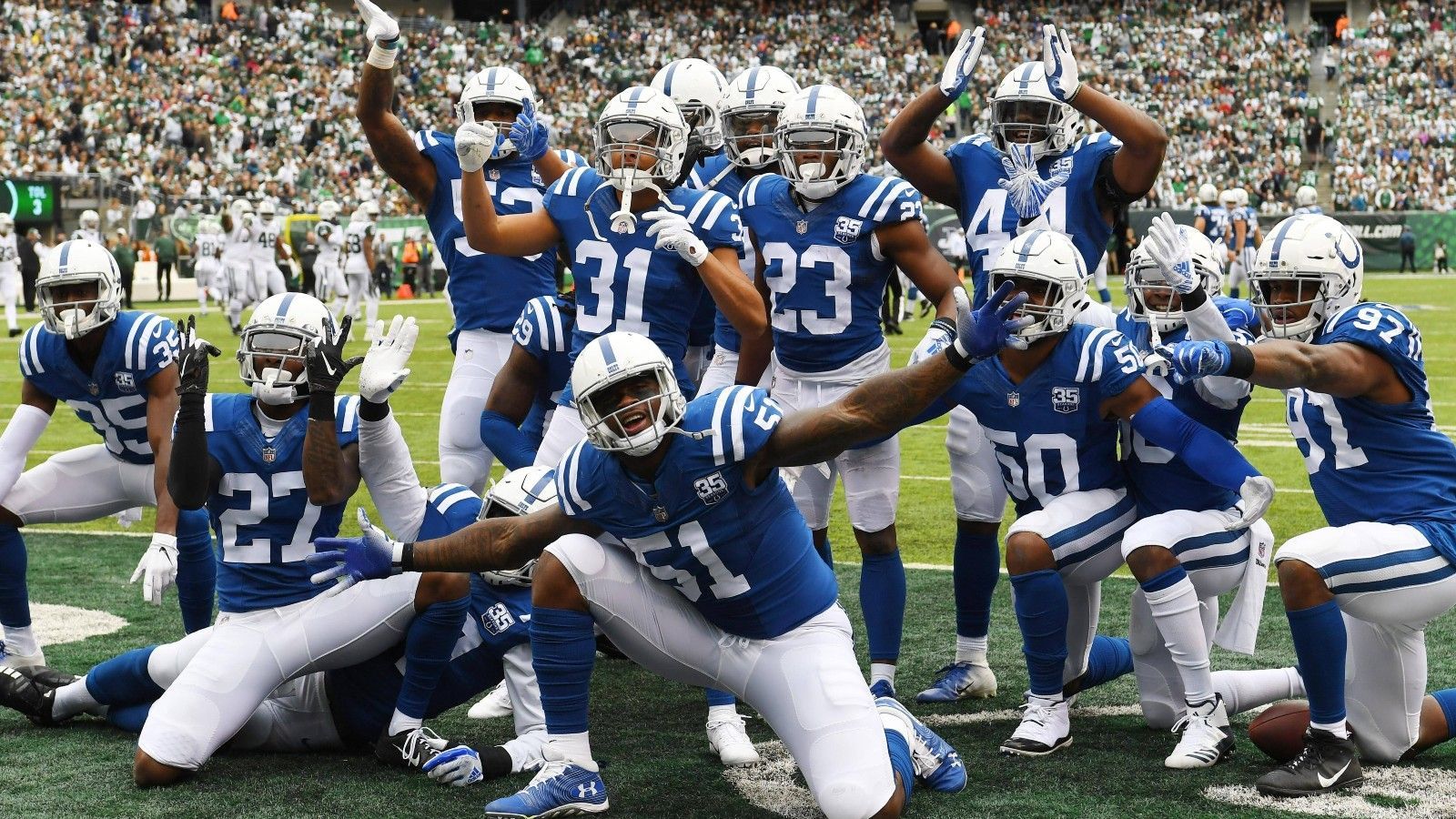 <strong>Platz 9: Indianapolis Colts</strong><br><br>Erzielte Interceptions: 139<br>Erzielte Fumbles: 104<br>Takeaways gesamt: 243<br><br>Kassierte Interceptions: 133<br>Kassierte Fumbles: 92<br>Giveaways gesamt: 225<br><br>Turnover-Differenz: +18