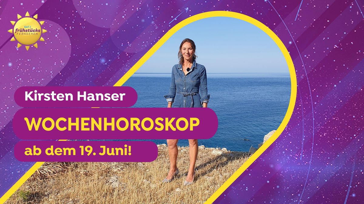 Wochenhoroskop ab dem 19. Juni 2023