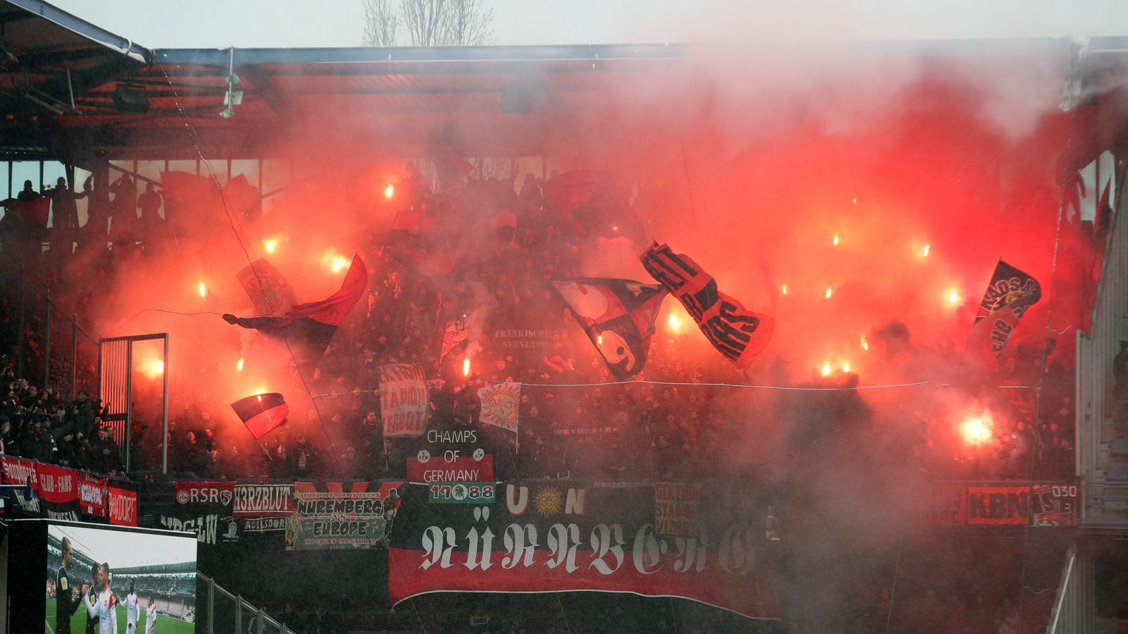 
                <strong>Platz 8 - 1. FC Nürnberg</strong><br>
                &#x2022; Wert der Geldstrafen: 87.700 Euro<br>&#x2022; Geahndete Vorfälle: 5<br>
              