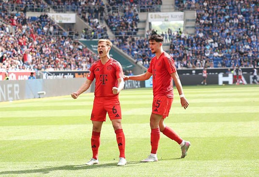 Joshua Kimmich (l.) und Aleksandar Pavlovic