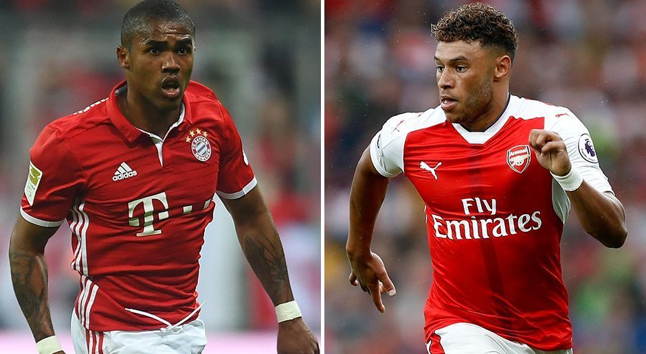 
                <strong>Linker Flügelspieler: Douglas Costa vs. Alex Oxlade-Chamberlain</strong><br>
                Bayerns Brasilianer pendelt in seiner zweiten Saison in München zwischen Bank und Startelf. In diesem Jahr muss er noch den Fuß von der Bremse nehmen. "The Ox" scheint nach etlichen Verletzungssorgen endlich durchzustarten. Dem 23-Jährigen geht jedoch die Torgefahr ab. Für den Punkt in diesem Duell reicht es dennoch: 8:5.
              