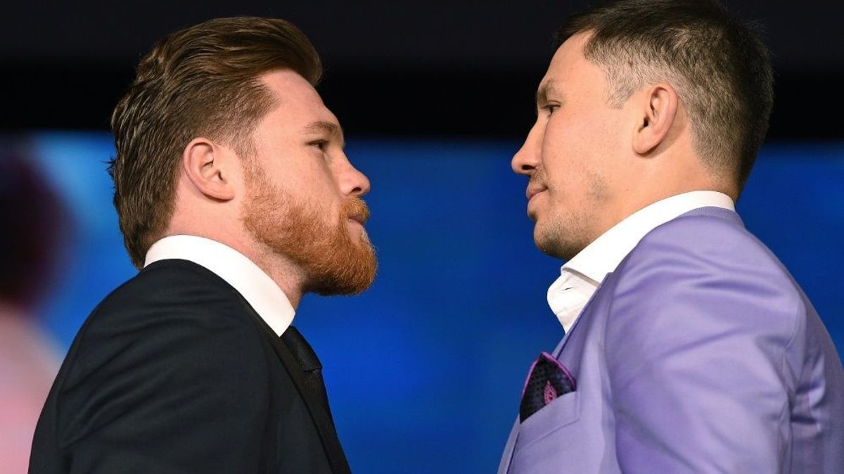 Alvarez (l.) vs. Golowkin am 15. September