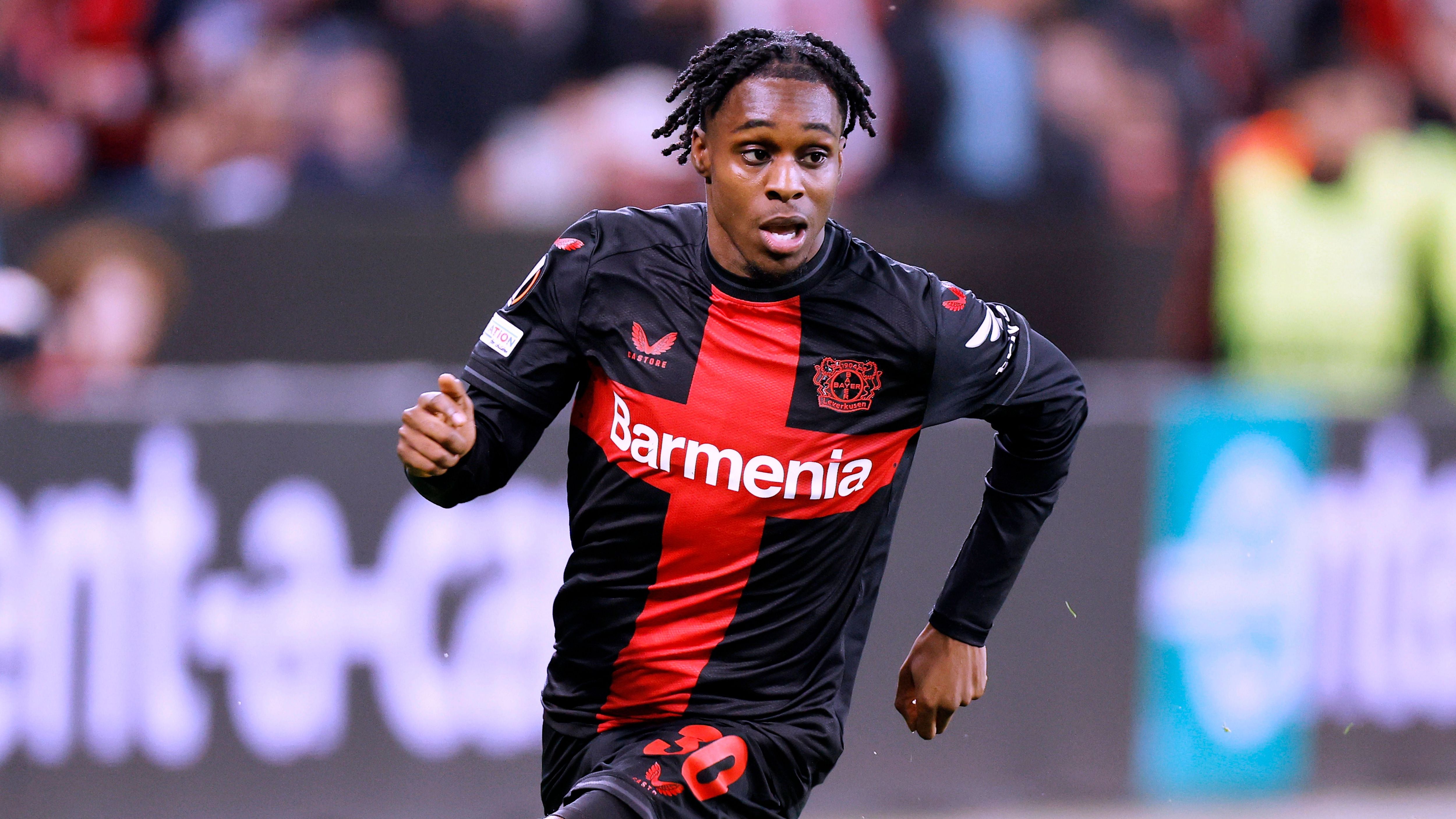 <strong>Platz 7: Jeremie Frimpong (Bayer Leverkusen)</strong><br>Im Verein seit: 2021<br>Kaufpreis: 11 Millionen Euro<br>Aktueller Marktwert: 50 Millionen Euro<br>Wertsteigerung: 39 Millionen Euro