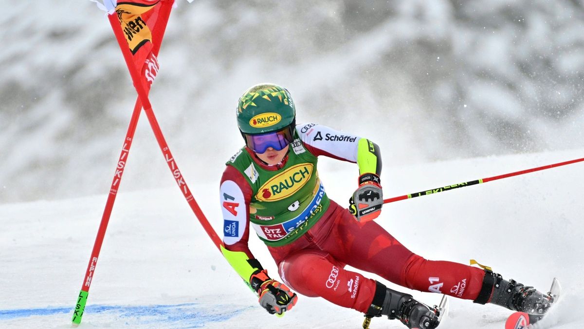 Überraschend in Führung: Julia Scheib