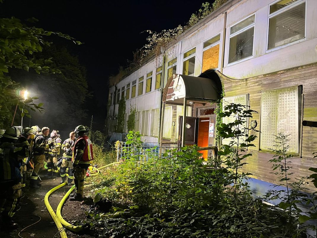 Feuerwehr im Einsatz.